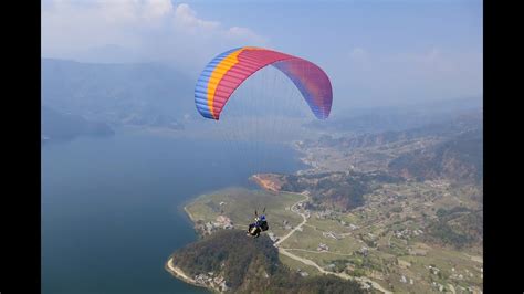 Paragliding In Pokhara Nepal Youtube