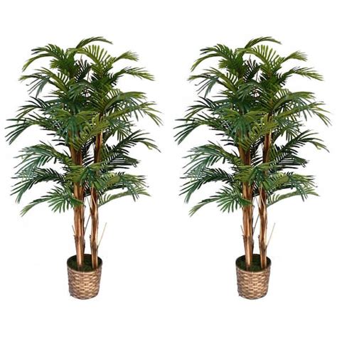 Vintage Home 60 In Tall Palm Tree Artificial Faux Lifelike In Bamboo