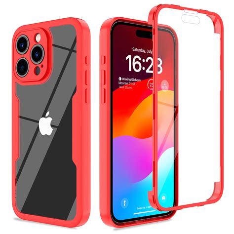 Elegant Choise Case With Built In Screen Protector Full Cover For Iphone 15 Pro Max15 Pro15