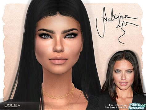 Adriana Lima By Jolea At Tsr Sims 4 Updates