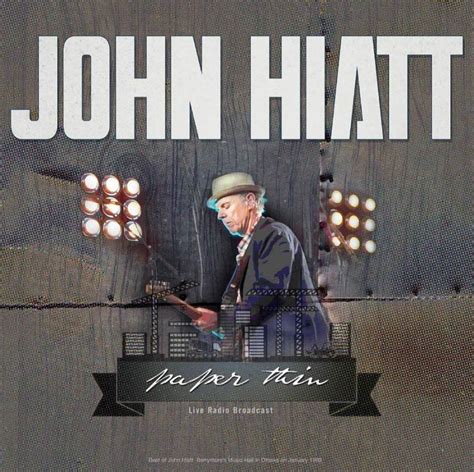 john hiatt john hiatt paper thin best of live radio broadcasts vinyl lp → køb lp en