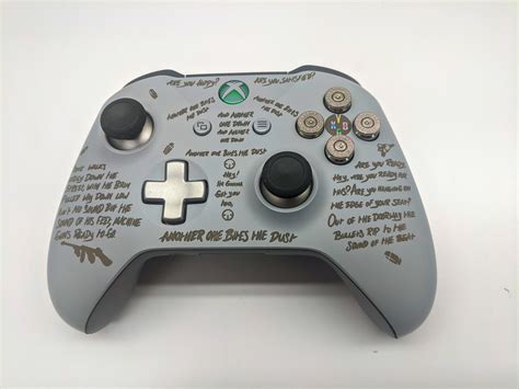 I Made A Custom Xbox Controller With A Queen Song Engraved To It