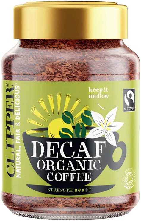 Clipper Super Special Organic Decaf Instant Coffee 100 G Crema