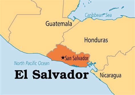 El Salvador Map Salvador El Salvador Medical Missions