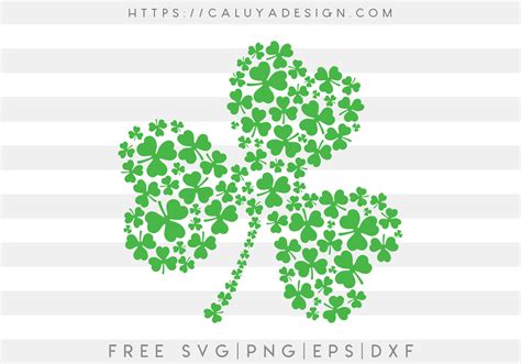 Free Clover Svg Png Eps And Dxf By Caluya Design