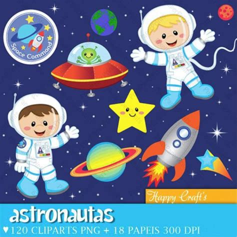 Kit Digital Combo Astronautas Topo De Bolo Para Imprimir