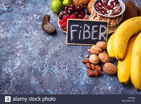 Products Rich In Fiber Healthy Diet Food Stock Photo Alamy