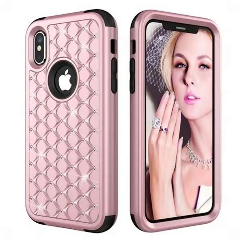 Luxury Glitter Bling Rhinestone Cases For Iphone X Case Iphone 6s 6 7 8