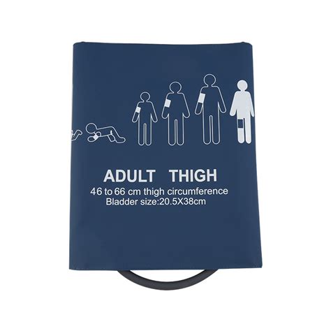 46 66cm Reusable Single Tube Adult Thigh Nibp Cuff With Bladder China