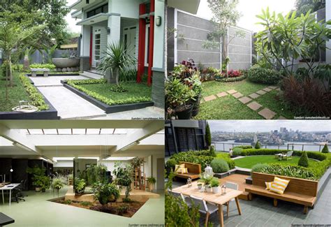 inspirasi taman minimalis  berbagai sudut rumah