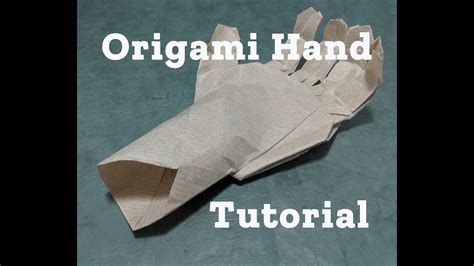 Origami Hand Tutorial Kei Morisue Youtube
