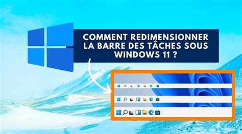 Comment Modifier La Taille De La Barre Des Tâches Windows 11 It Connect