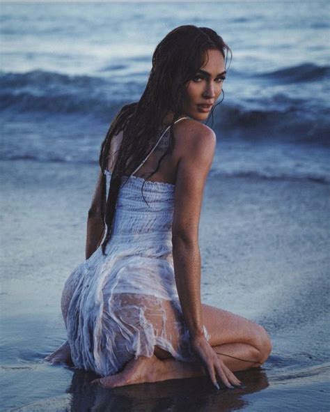 Megan Fox Deslumbra Con Fotos Picantes En La Playa Y Levanta Suspiros Con Su Ropa Mojada Puro Show
