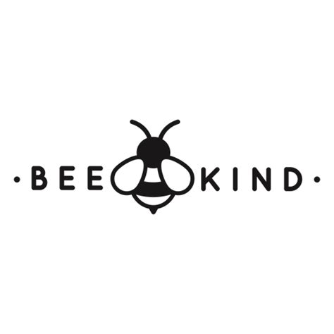 Be Kind Pun Bee Lettering Transparent Png And Svg Vector File