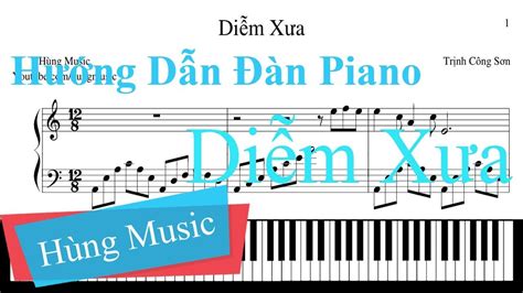 Hướng Dẫn Đàn Piano Diễm Xưa Diễm Xưa Piano Hùng Music Accordi