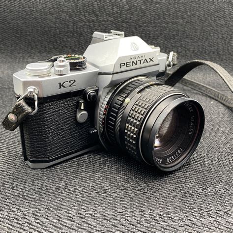 Asahi Pentax K2 Film Camera With 11450 Lenstjv233 Etsy