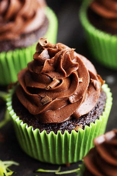 Sift together the flour, baking powder, baking soda, cocoa and salt. Chocolate Zucchini Cupcakes with Chocolate Cream Cheese Frosting | The Recipe Critic
