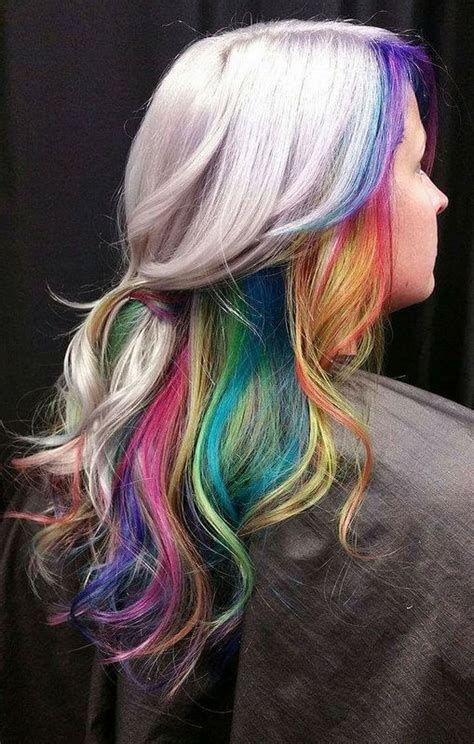 Ursula Goff And Stuff Rainbow Hair Color Rainbow Hair Edgy Hair