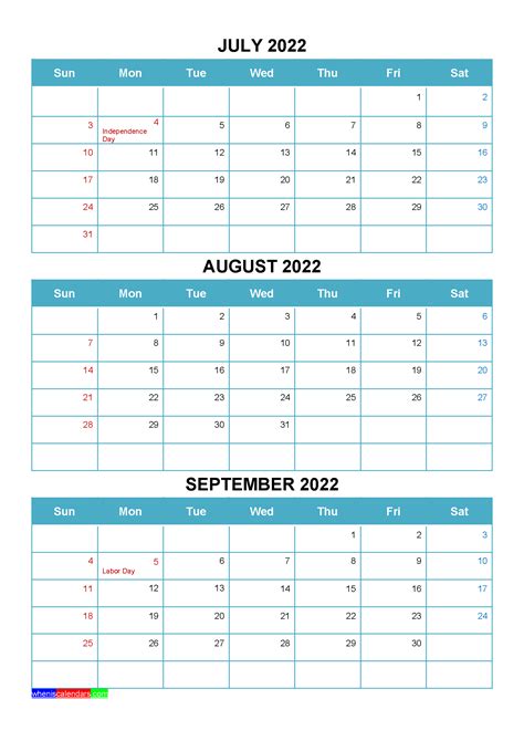 Printable April May June 2022 Calendar With Holidays Four Quarters