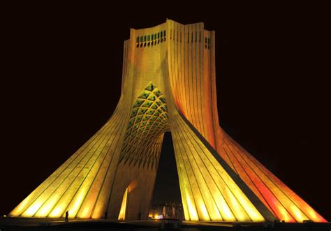 Download Tehran Tower Lighting Wallpaper