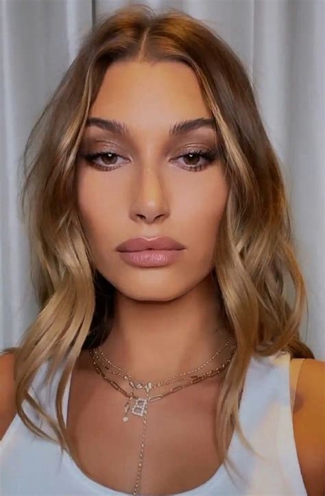 Hailey Bieber Hair Makeup Wedding Hair And Makeup Makeup Looks