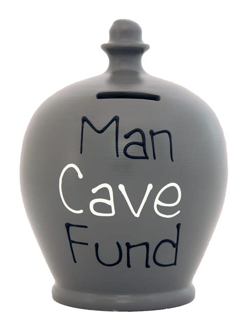 Terramundi Money Pot Man Cave Fund Grey S303 Design 24 Ts