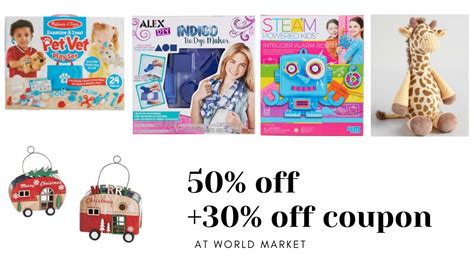 World Market 50 Off Toys Extra 30 Off Southern Savers