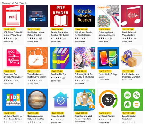 Giveaway Microsoft Store 27 Apps Free 💯 Give Away And Freebies