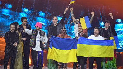 ukraine s kalush orchestra wins eurovision with stefania