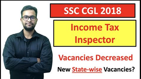 Income tax inspector is one of the most popular and prestigious jobs offered through ssc cgl exam. Change in Income Tax inspector Vacancies in SSC CGL 2018 ...