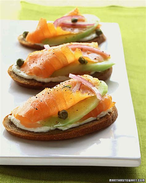 Sublime Smoked Salmon Appetizers For Your Next Soiree Martha Stewart