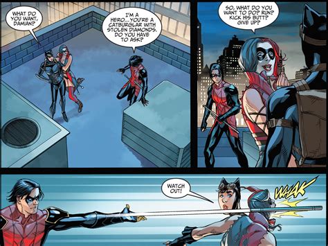Robin Takes Out Harley Quinn Injustice Gods Among Us Comicnewbies