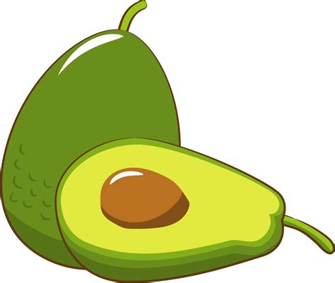 Avocado Png Graphic Clipart Design 19614349 Png