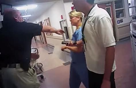 Video Nurse Arrested By Salt Lake City Police Officer For Doing Her