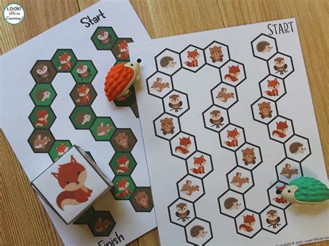 Printable Woodland Animals Board Game For Kids Laptrinhx News