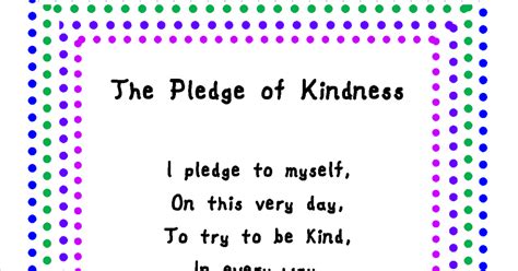 Pledge To Myself Charts N Chit Chat Best Practices 4 Teaching