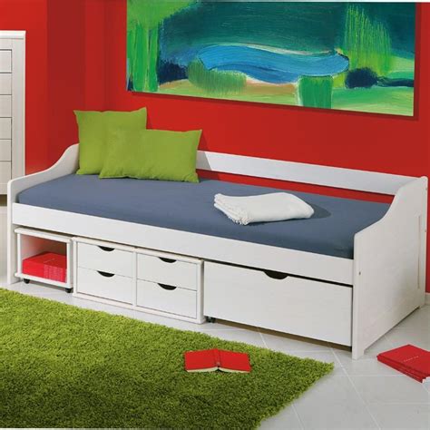 Agora se a ideia é compor a décor do lar com quadros, espelhos ou tapetes. Cama Solteiro Multifuncional com 1 Gavetão 1 Nicho e 4 ...