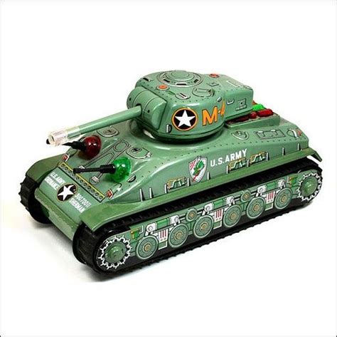 Sherman Tank Tin Toy Toys Tin Toys Vintage Toys