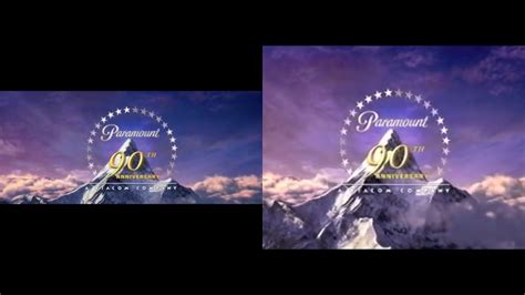 Paramount 90th Anniversary With Fanfare Youtube