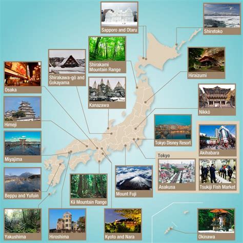 Japan Tourist Map