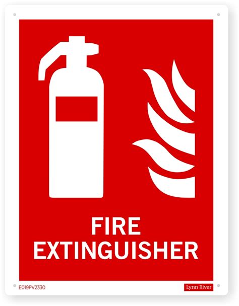 Fire Extinguisher Emergency Sign