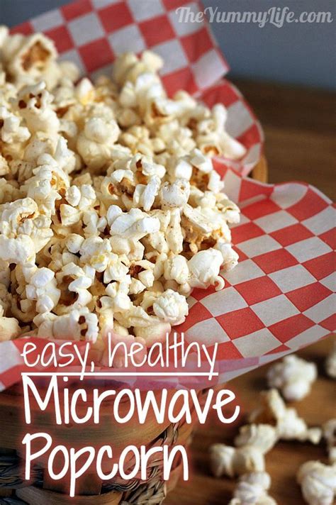Homemade Microwave Popcorn Snacks Homemade Microwave Popcorn