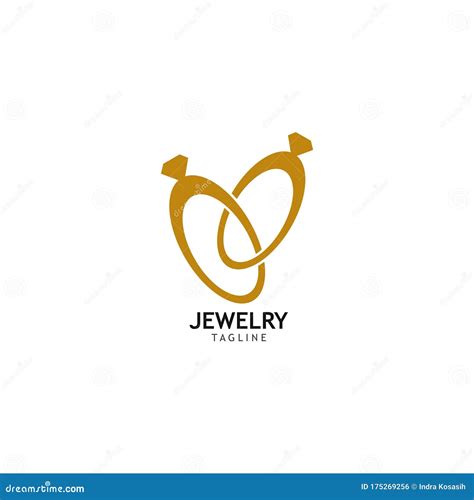 Jewelry Logo Vector Icon Templat Stock Vector Illustration Of Sign