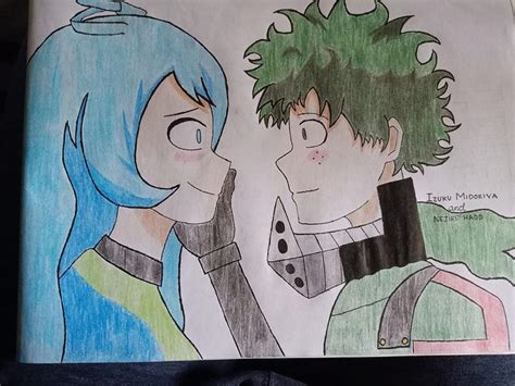 Izuku Midoriya And Nejire Hado By Insanitylunatic2001 On Deviantart