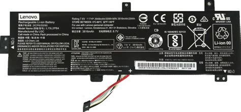 Laptop Battery Compatible With Lenovo Ideapad 510 15ikb 510 L15c2pb5