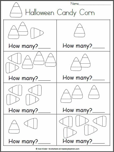 How Many Halloween Candies | Fall preschool activities ...