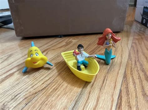 Vintage 1989 Little Mermaid Mcdonalds Happy Meal Toys Lot Ariel Eric Andflounder 599 Picclick