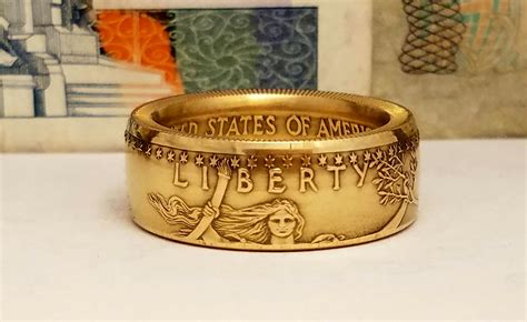 One Ounce Gold Eagle Coin Ring Coin Rings By The Mint