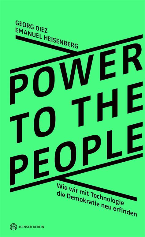 Power To The People Bücher Hanser Literaturverlage