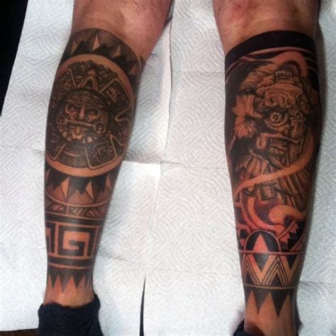80 Aztec Tattoos For Men Ancient Tribal And Warrior Designs